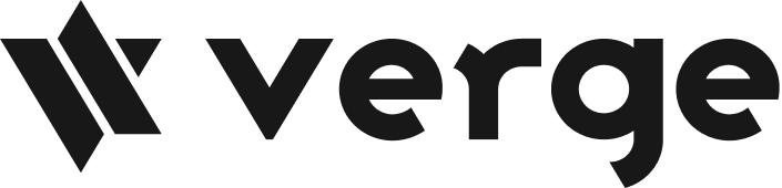 Verge logo black